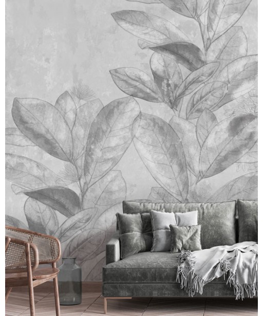 Wallpaper Grey leaves foto tapeta