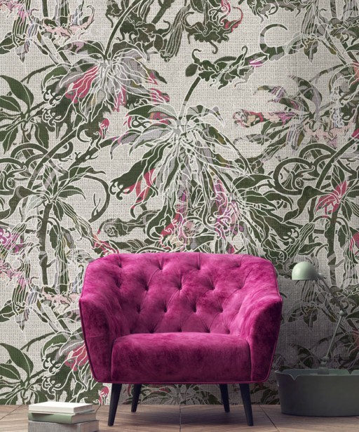 Wallpaper Botanical pattern foto tapeta