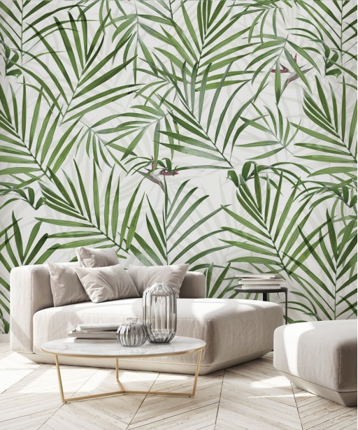 Palm leaves wallpaper foto tapeta