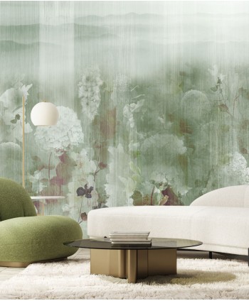 Wallpaper Hydrangeas (green)