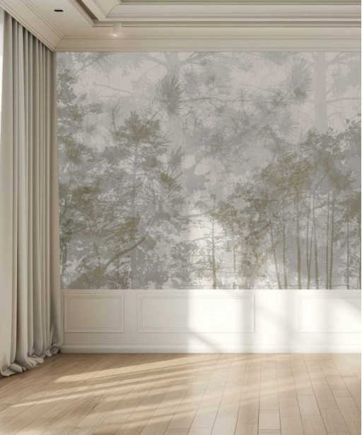 Tapeta na wymiar Wallpaper Forest (grey) Wallpaper Forest (grey) foto tapeta