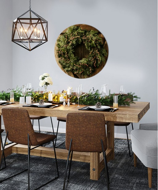 copy of Circle wallpaper "peel&stick" Flemish flowers foto tapeta