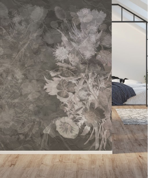 copy of Wallpaper Hydrangeas (beige) foto tapeta