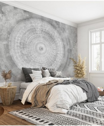 Wallpaper Mandhala (grey)
